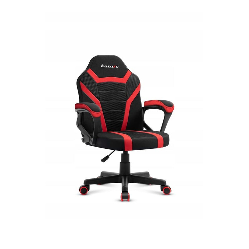 sedia gaming huzaro per bambini ranger 1.0 red mesh nero/rosso [hz-ranger