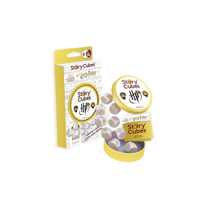 gioco da tavolo asmodeei cubi della storia di rory harry potter multicolore