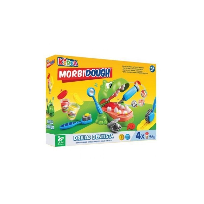 pasta da modellare morbido globo drillo il coccodrillo dentista con