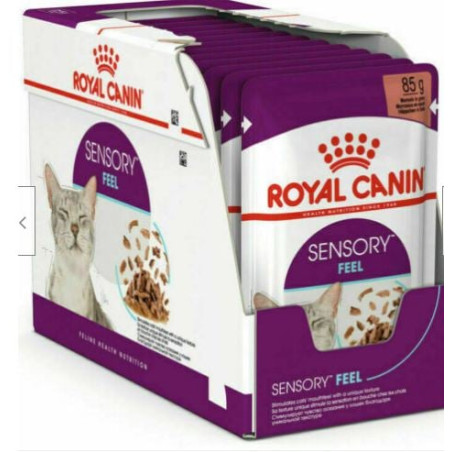 mangime umido per gatto royal canin sugo sensoriale gusto carne/proteine