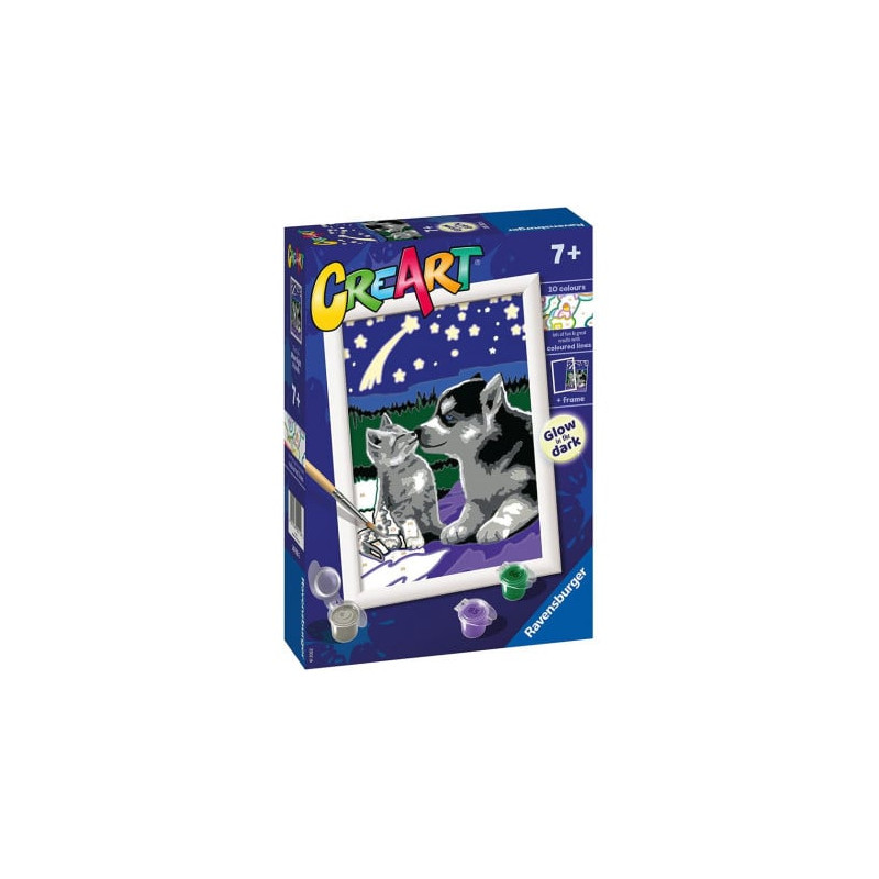 gioco creativo ravensburger creart serie e classic - amici per