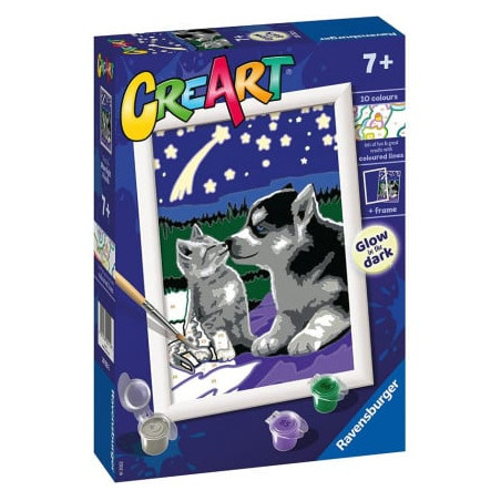 gioco creativo ravensburger creart serie e classic - amici per