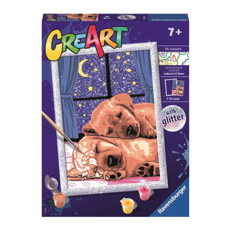 gioco creativo ravensburger creart serie d classic - coppia di