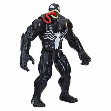 figurine hasbro titan heros series personaggio venom de luxe nero