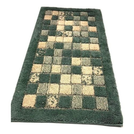 tappeto bagno manifattura ferro mosaico 60x110cm verde