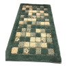 tappeto bagno manifattura ferro mosaico 60x110cm verde