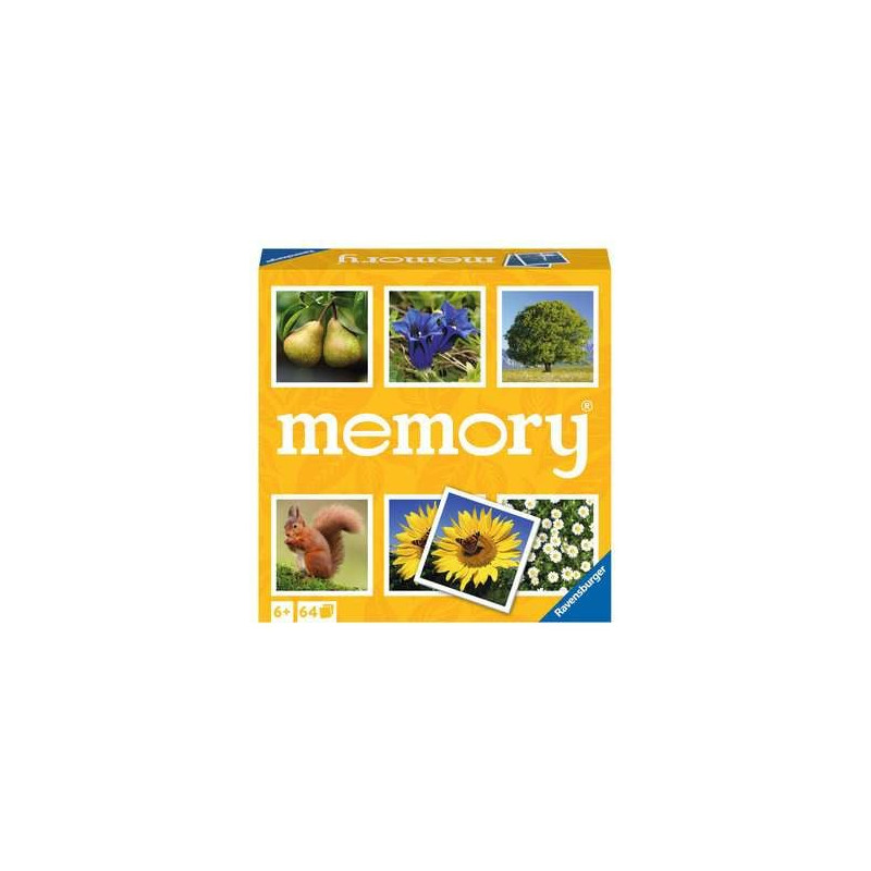 gioco educativo ravensburger memory natura 64pz multicolore [20881]