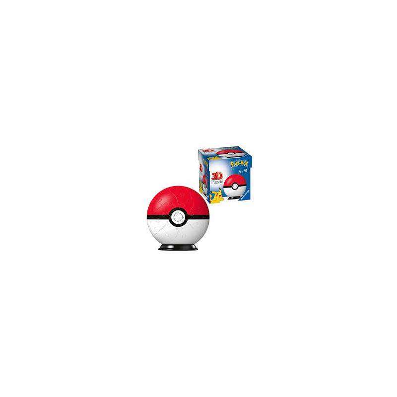 puzzle ravensburger poke ball/pokemon 3d 54 pz. [11256]