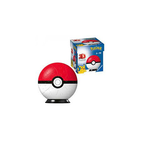 puzzle ravensburger poke ball/pokemon 3d 54 pz. [11256]