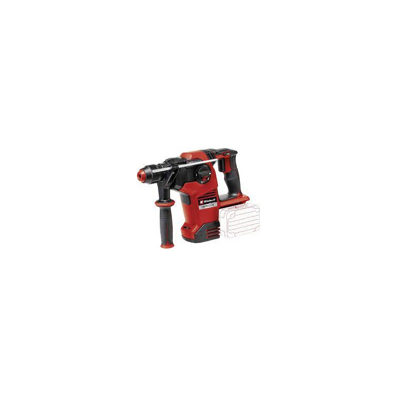 trapano a percussione einhell herocco 36/28 a batteria 36v/rosso/nero