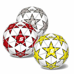 pallone da calcio mandelli sport one 3pz rosso/giallo/grigio/bianco