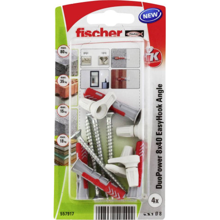 tasselli fischer duopower 8x40 easyhook