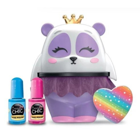 trucchi giocattolo clementoni 18694 set unghie panda ballerina crazy