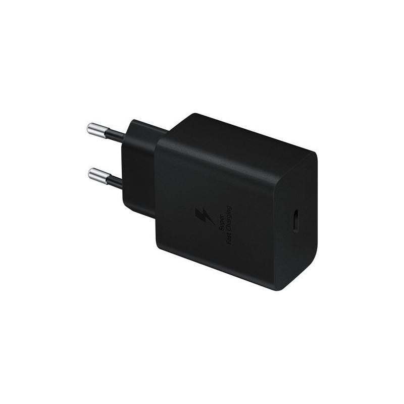 alimentatore da rete samsung usb-c ultrarapido 45w nero [ep-t4510xbegeu]