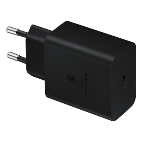 alimentatore da rete samsung usb-c ultrarapido 45w nero [ep-t4510xbegeu]