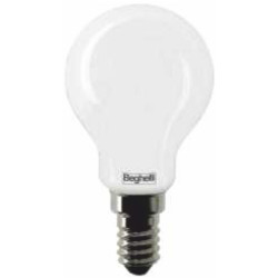 lampadina led beghelli tuttovetro led 4w e14 - sfera [56535]
