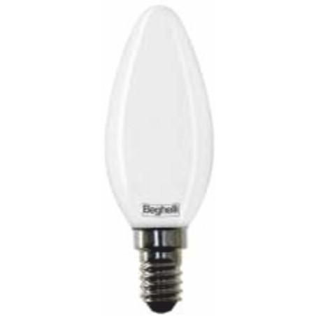 lampadina led beghelli tuttovetro led 4w e14 - oliva [56529]