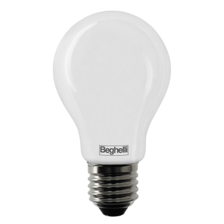 lampadina led beghelli tuttovetro led 7w e27 - goccia [56520]