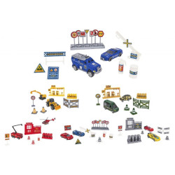 modellino globo veicoli set 2 set con accessori colore assortito