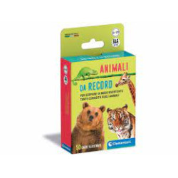 carte da gioco clementoni animali da record [16733]