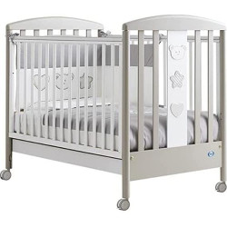 lettino pali birillo 25520 tortora/bianco [25520]