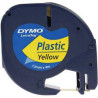 nastro dymo letratag 91202 plastica 12mm giallo [s0721620]