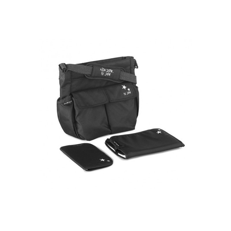 borsa jane mama bag per pannolino nero [80182 t62]