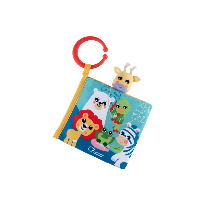 chicco - libro di stoffa animali selvatici [11166000000]