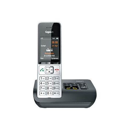 telefono cordless gigaset pro comfort c500a dect nero/argento [s30852-h3023-b101]