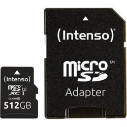512gb scheda microsdxc intenso class 10 uhs-i u1 performance