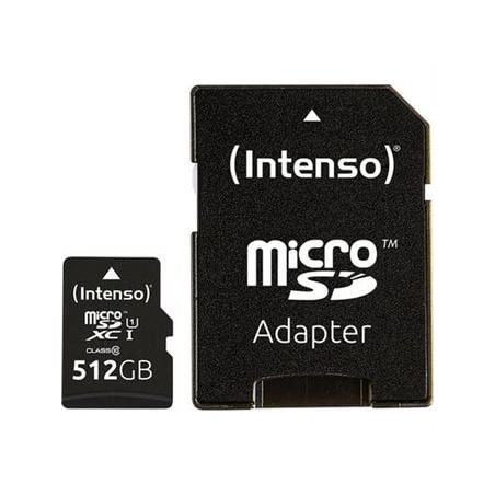 512gb scheda microsdxc intenso class 10 uhs-i u1 performance