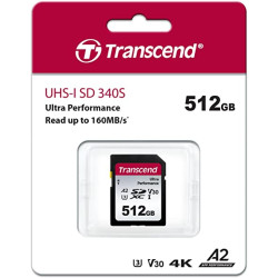 512gb scheda di memoria sdxc transcend 340s [ts512gsdc340s]