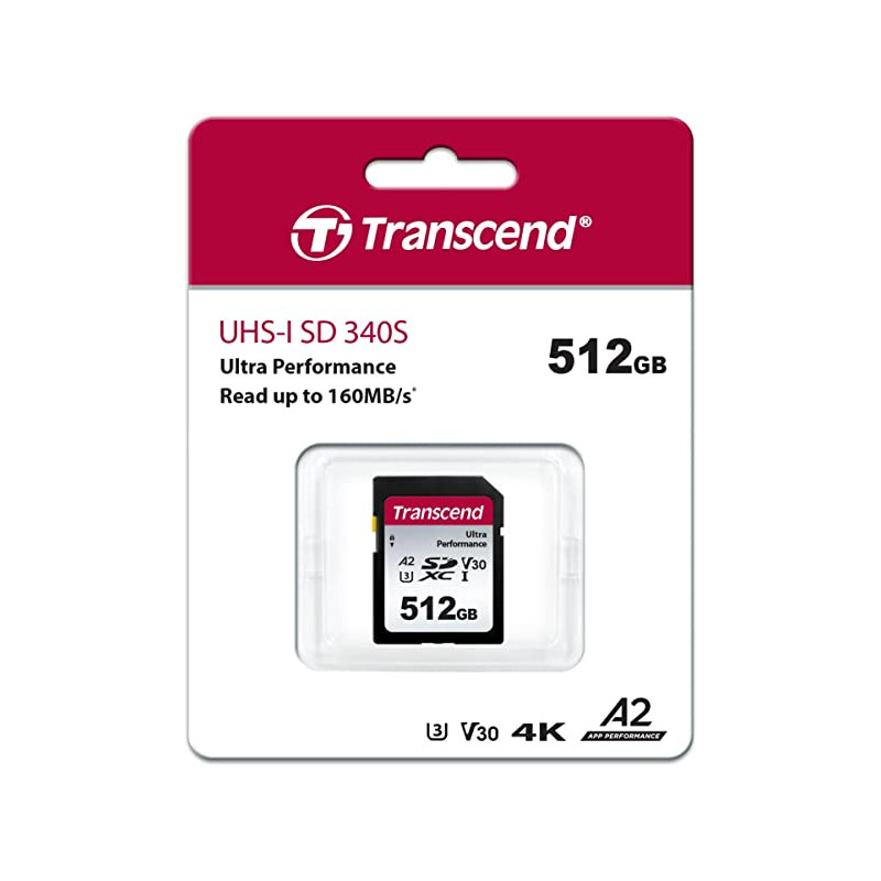 512gb scheda di memoria sdxc transcend 340s [ts512gsdc340s]