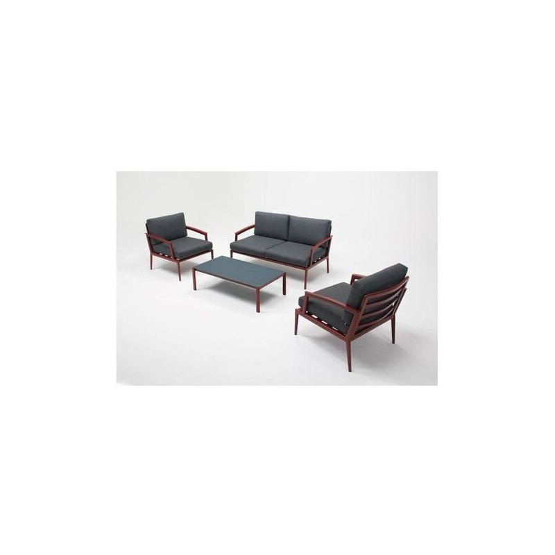 set poltrone giardino amicasa torres rosso