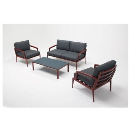 set poltrone giardino amicasa torres rosso