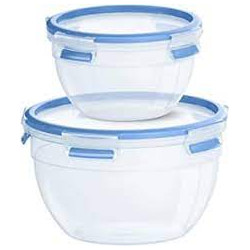 contenutore emsa n1011600 in vetro 2,6l transparente/blu [n1011600]