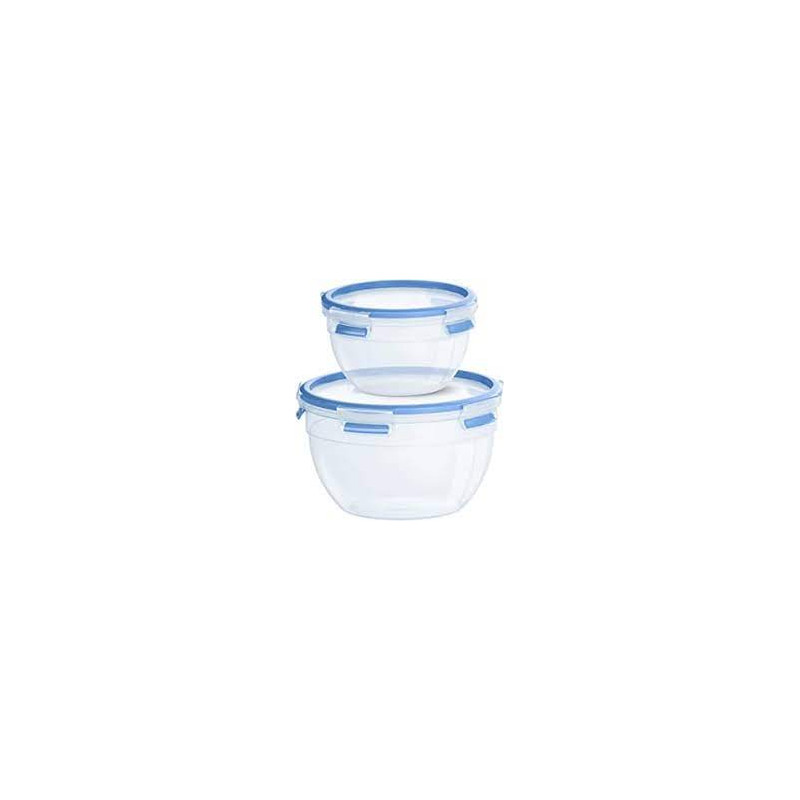 contenutore emsa n1011600 in vetro 2,6l transparente/blu [n1011600]