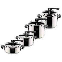 set pentola lagostina 4pezi 3.5l/5l/7l/9l