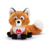 peluche trudi volpe vicky 18cm marrone/bianco [24265]