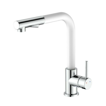 miscelatore lavello idro bric scarub1091bi phoenix con doccia estraibile