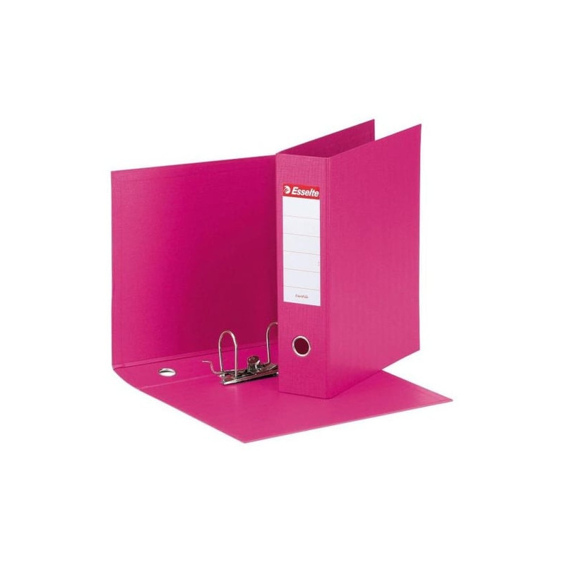 Registratore a leva esselte eurofile g55 fucsia dorso 8cm formato