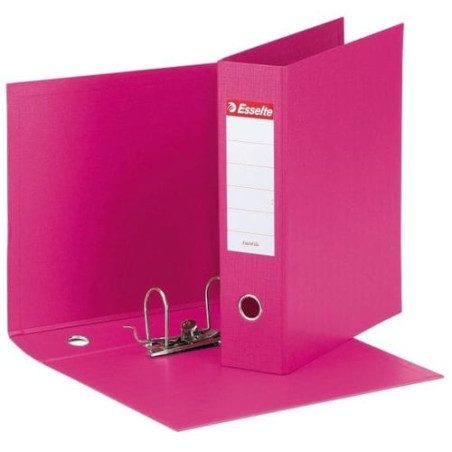 Registratore a leva esselte eurofile g55 fucsia dorso 8cm formato