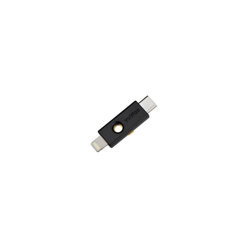 chiave di sicurezza yubico per iphone/ipad/ipod/nero [yubikey 5ci]