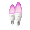 lampadina intelligente led philips hue e14 2x4w bianco [929002294205]