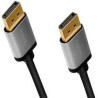 cavo displayport logilink 1.2 m/m 4k/60hz/1m/nero/grigio [cda0100]