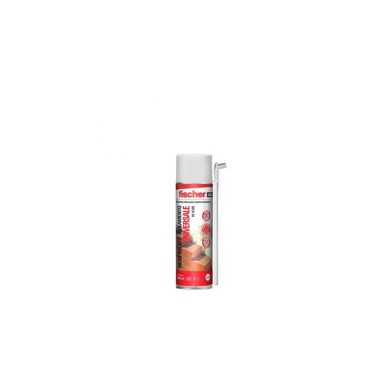 schiuma poliuretanica fischer pu 1k universale 500ml