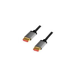 cavo hdmi logilink 8k/60hz/3m/nero/grigio [cha0106]
