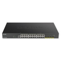 switch d-link dgs-1250-28xmp/e 24poe x10/100/1000base-t