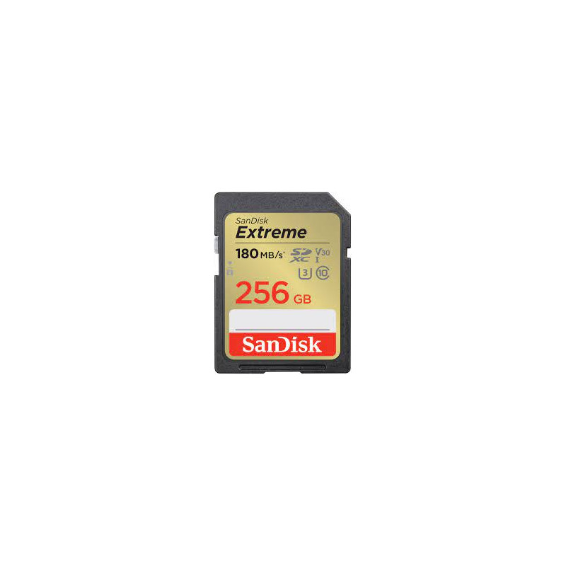 256gb scheda sdxc sandisk extreme class 10 [sdsdxvvcnn-256gr]
