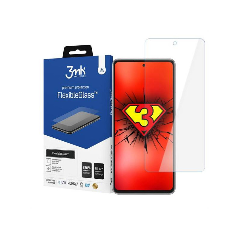 pellicola salvaschermo 3mk flexibleglass per samsung galaxy a53 5g/trasparente